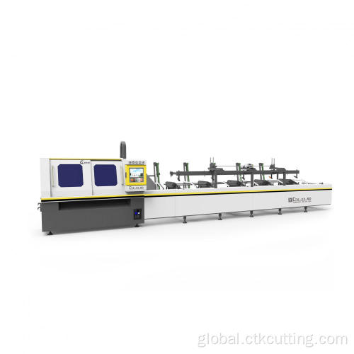 Cnc Laser Cutting Machine Fully automatic metal round tube laser cutting machine Factory